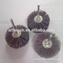 UAE hot sale sanding wood nylon brush with shaft